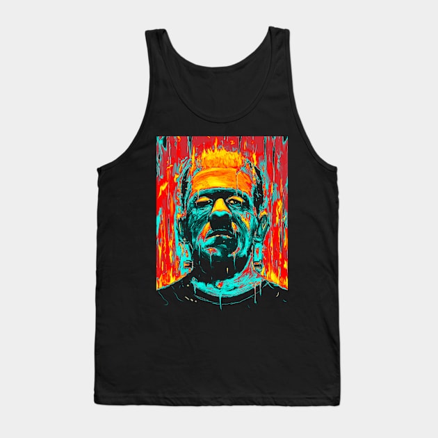 Frankenstein Tank Top by nicebleed